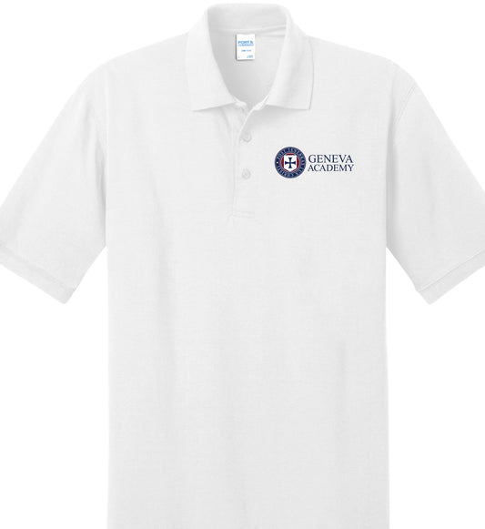 Geneva Academy Adult Jersey Knit Polo