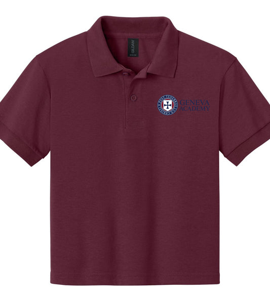 Geneva Academy Girls & Boys Jersey Knit Polo