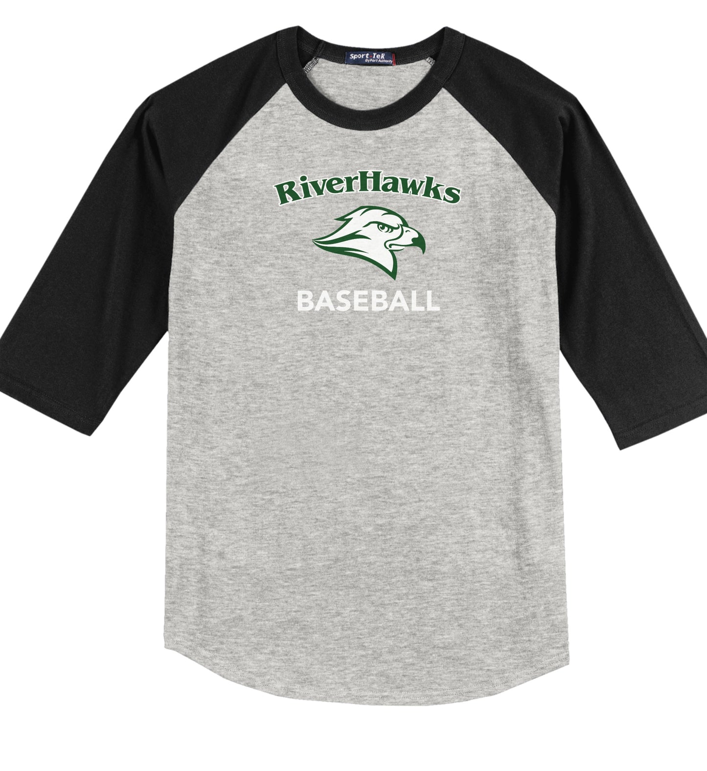 Jr. Riverhawks 3/4 Sleeve T-Shirt - Youth and Adult