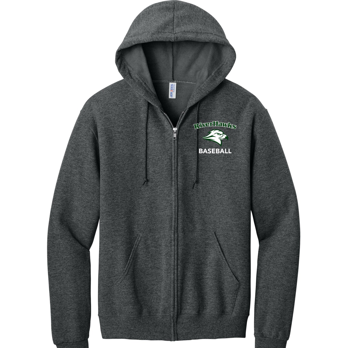 Jr. Riverhawks Full Zip Hoodie - Youth and Adult