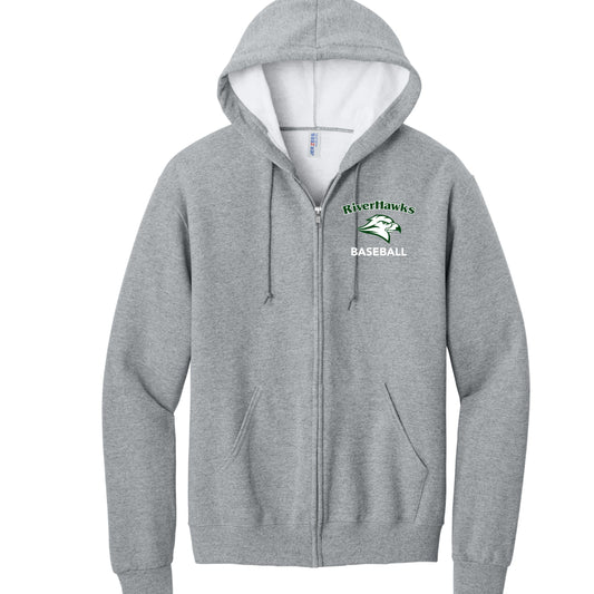 Jr. Riverhawks Full Zip Hoodie - Youth and Adult