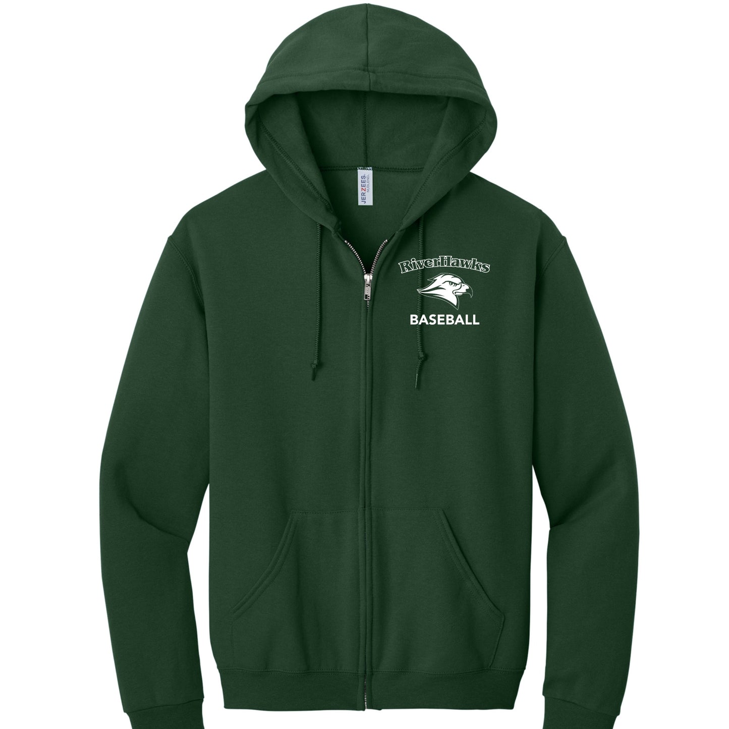 Jr. Riverhawks Full Zip Hoodie - Youth and Adult