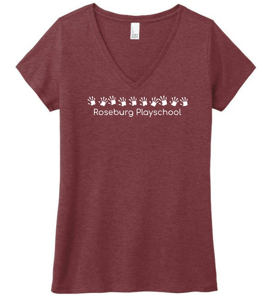 Playschool Ladies V-Neck T-Shirt