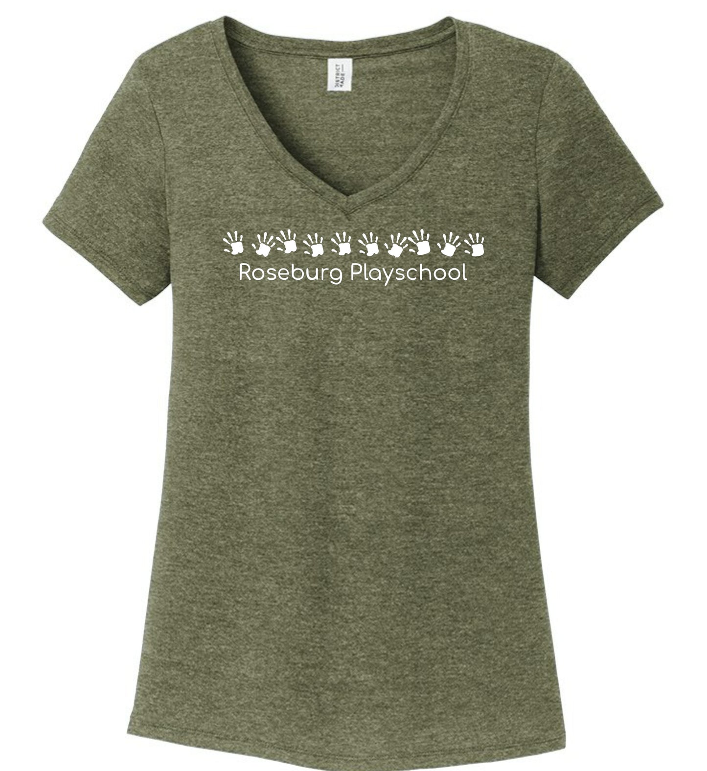 Playschool Ladies V-Neck T-Shirt