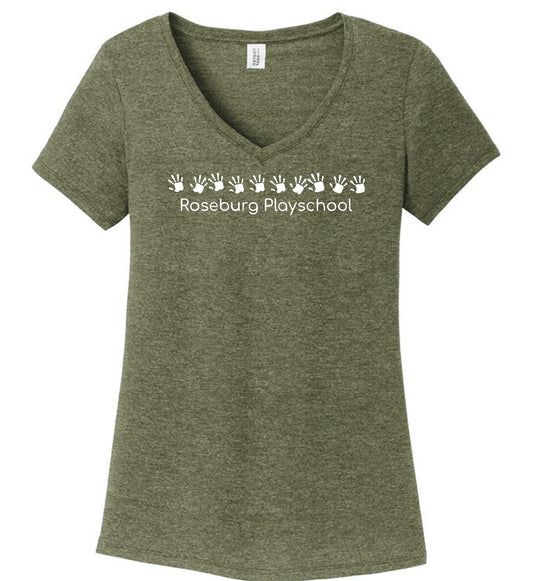 Playschool Ladies V-Neck T-Shirt