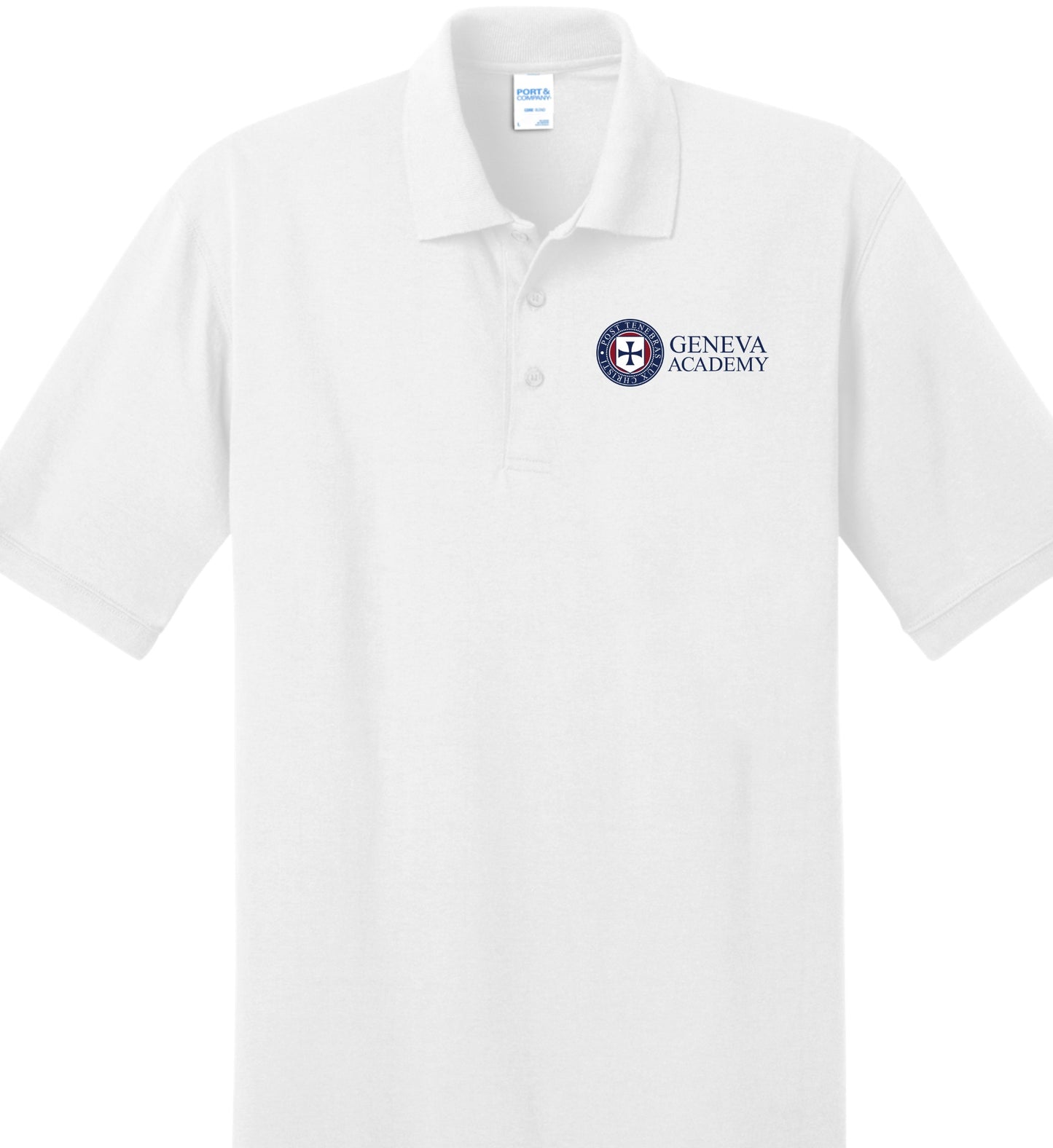 Geneva Academy Adult Jersey Knit Polo