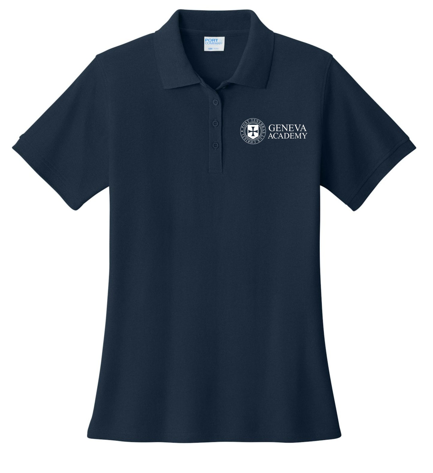Geneva Academy Ladies Core Blend Pique Polo