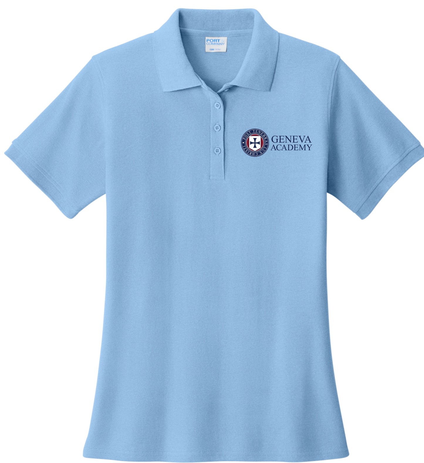 Geneva Academy Ladies Core Blend Pique Polo