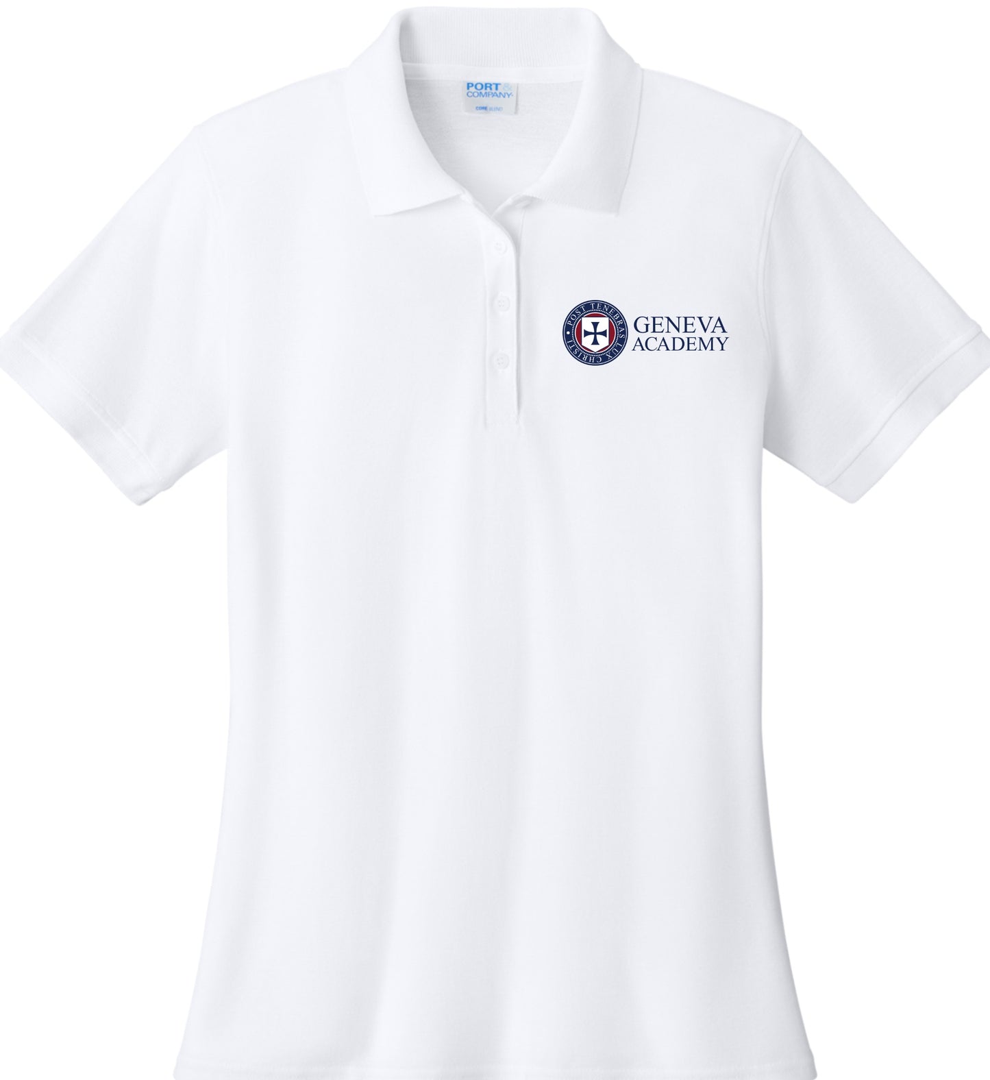 Geneva Academy Ladies Core Blend Pique Polo