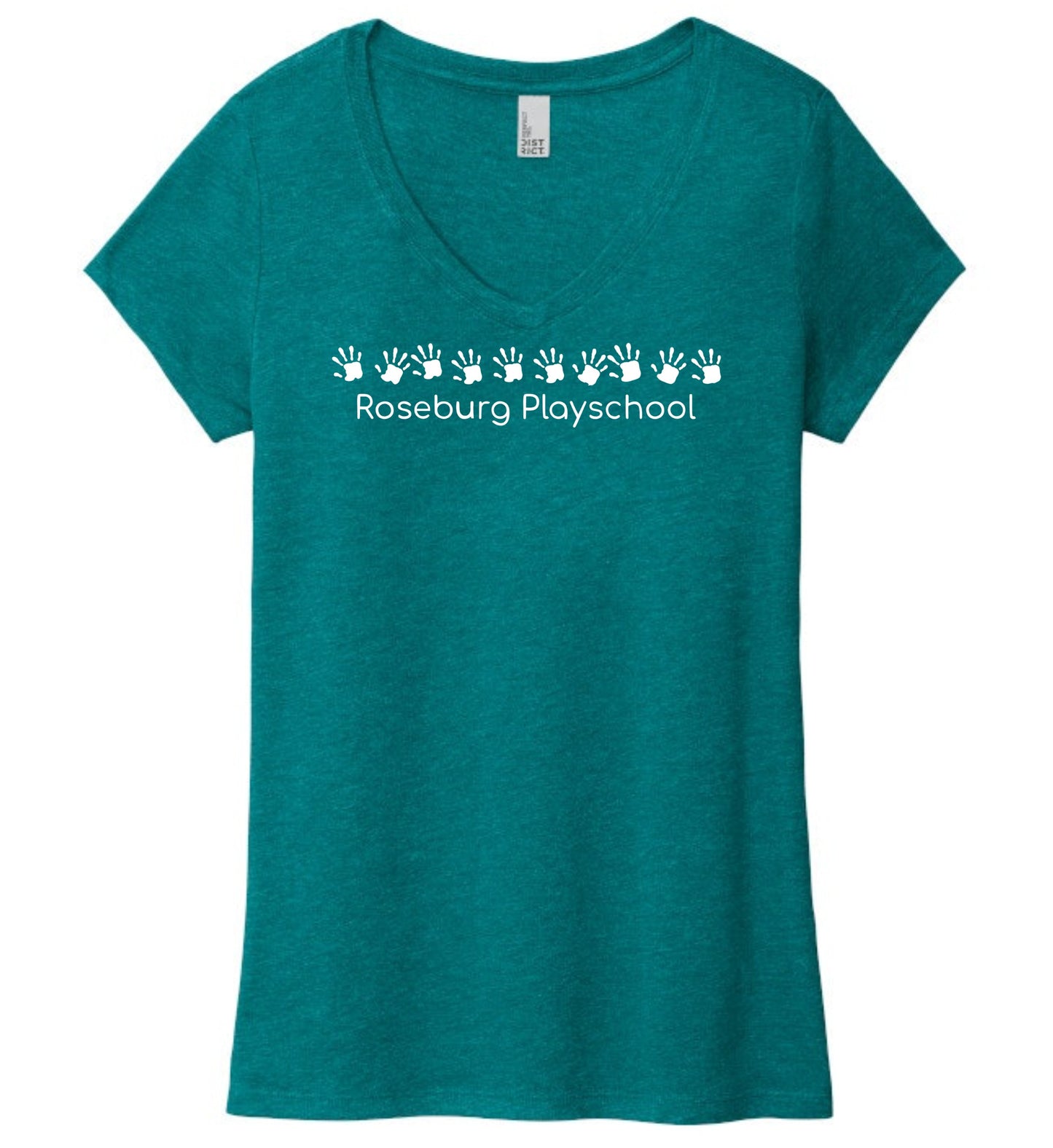 Playschool Ladies V-Neck T-Shirt