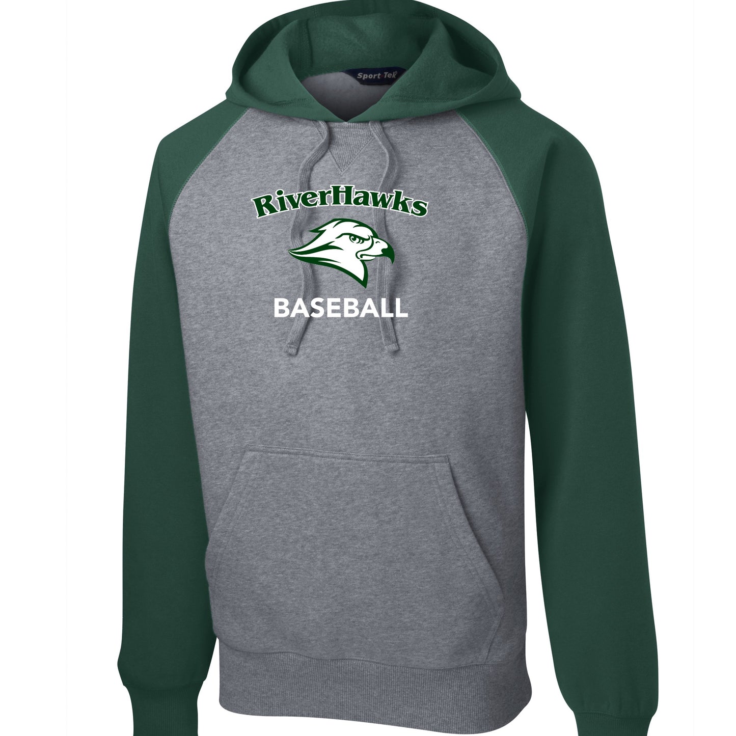 Jr. Riverhawks Two Tone Adult Hoodie